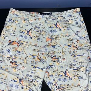 Flashy Chaps Print Shorts